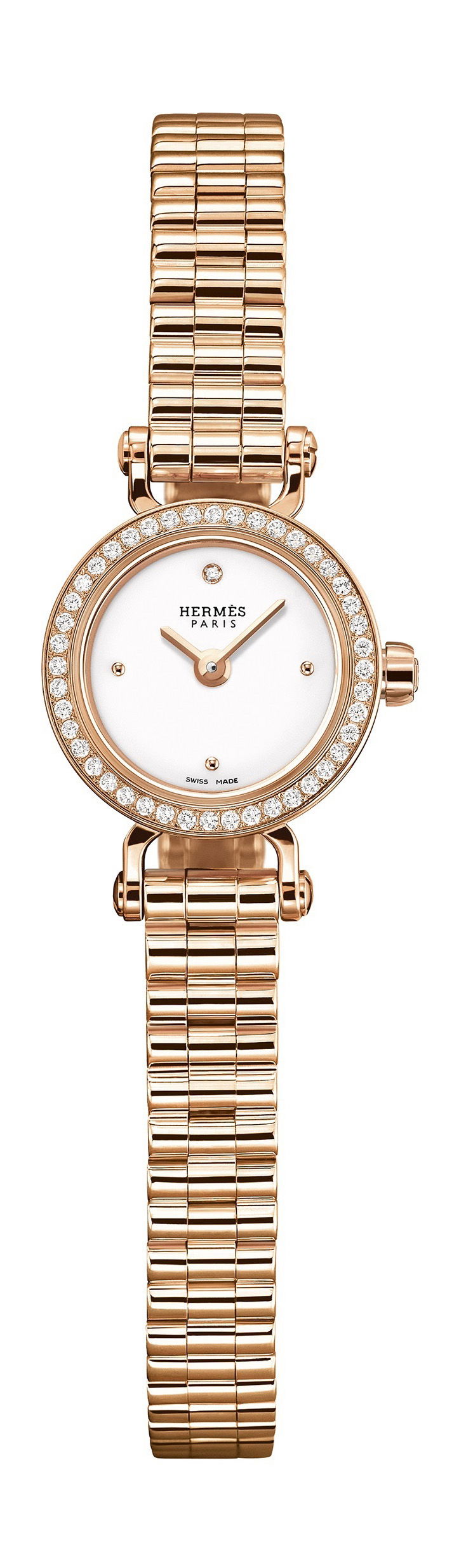 Hermès Faubourg luxury timepiece - detailed view