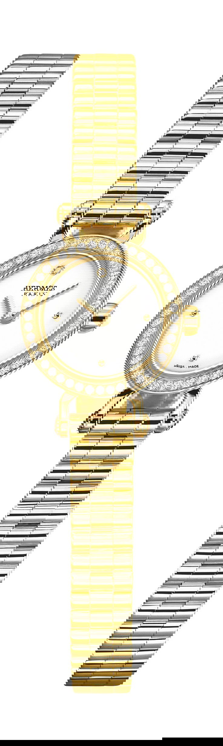 Hermès Faubourg luxury timepiece - detailed view
