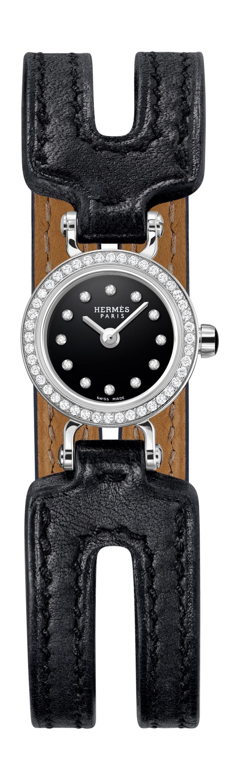 Hermès Faubourg luxury timepiece - detailed view