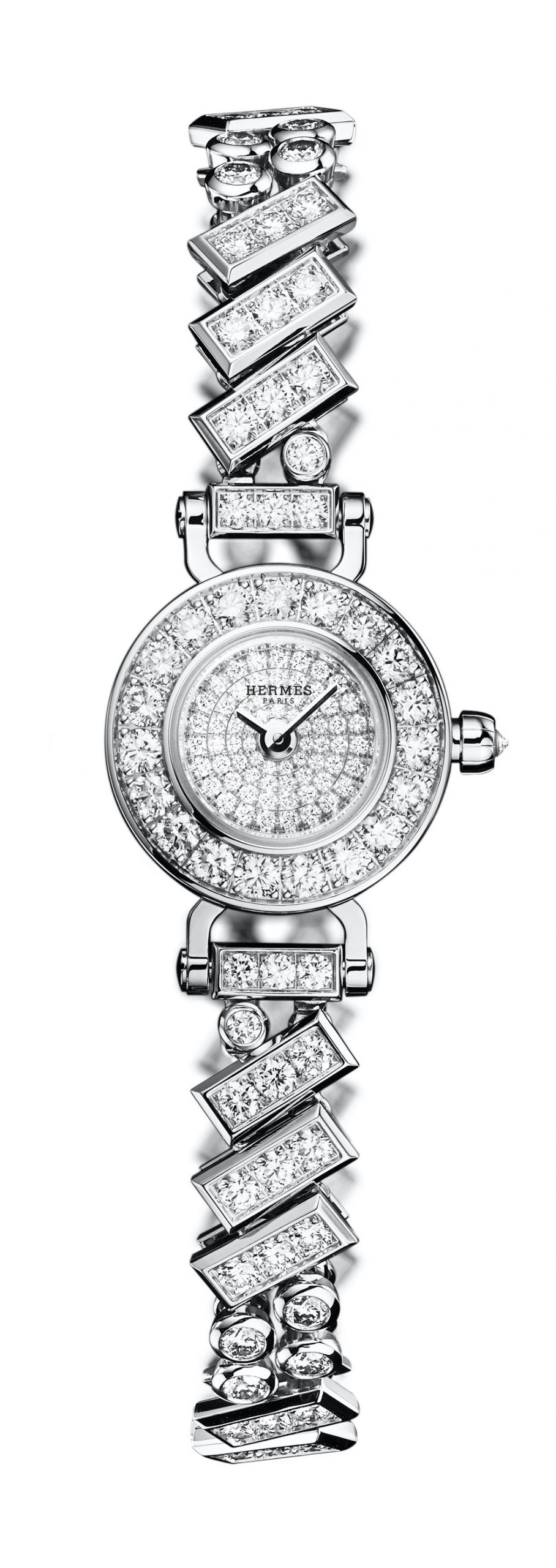 Hermès Faubourg Polka luxury timepiece - detailed view