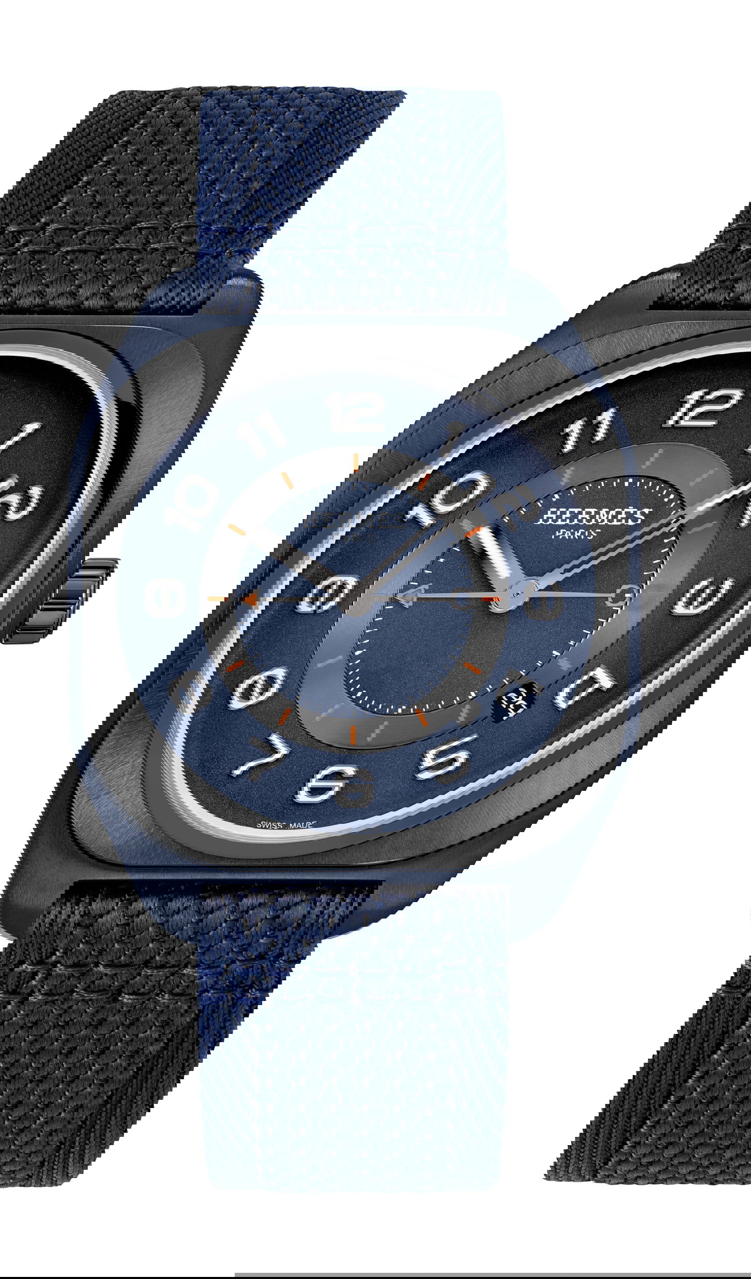Hermès H08 luxury timepiece - detailed view