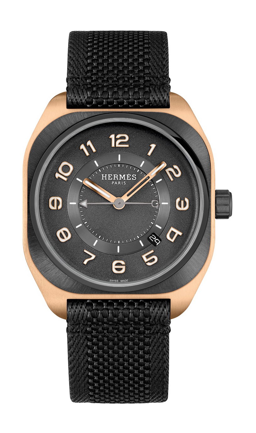 Hermès H08 luxury timepiece - detailed view