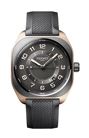 Hermès H08 luxury timepiece - detailed view