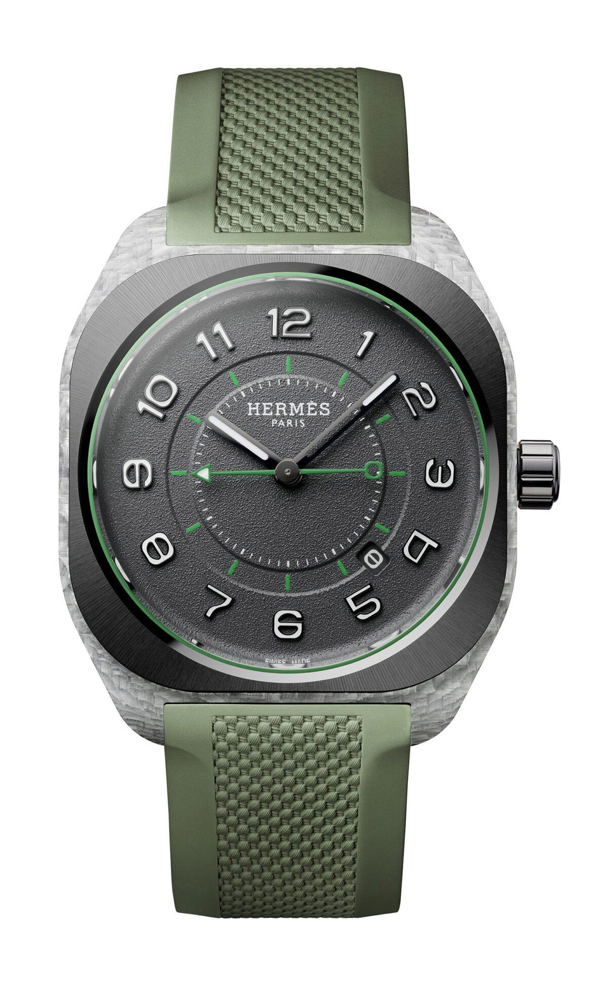 Hermès H08 luxury timepiece - detailed view