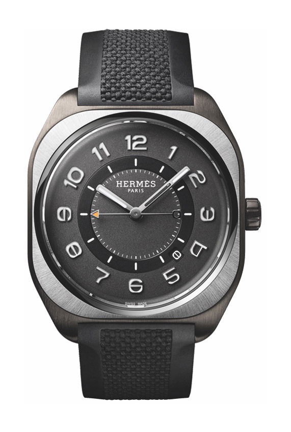 Hermès H08 luxury timepiece - detailed view