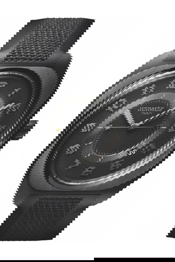 Hermès H08 luxury timepiece - detailed view