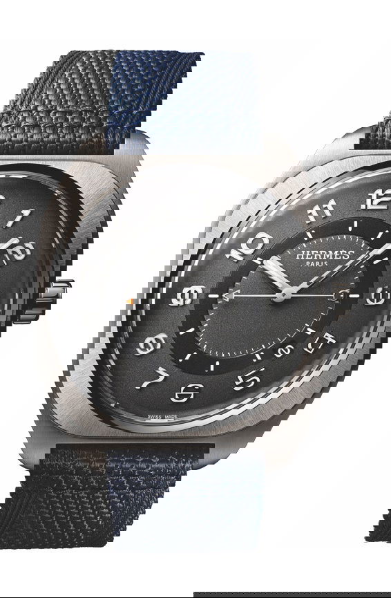 Hermès H08 luxury timepiece - detailed view