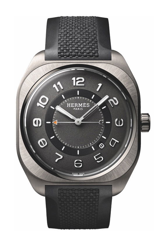 Hermès H08 luxury timepiece - detailed view