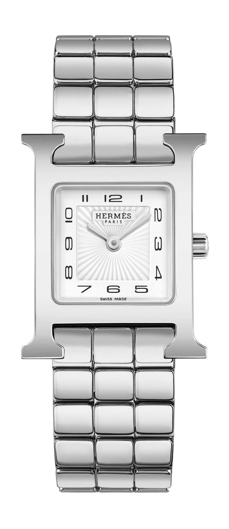 Hermès Heure H luxury timepiece - detailed view