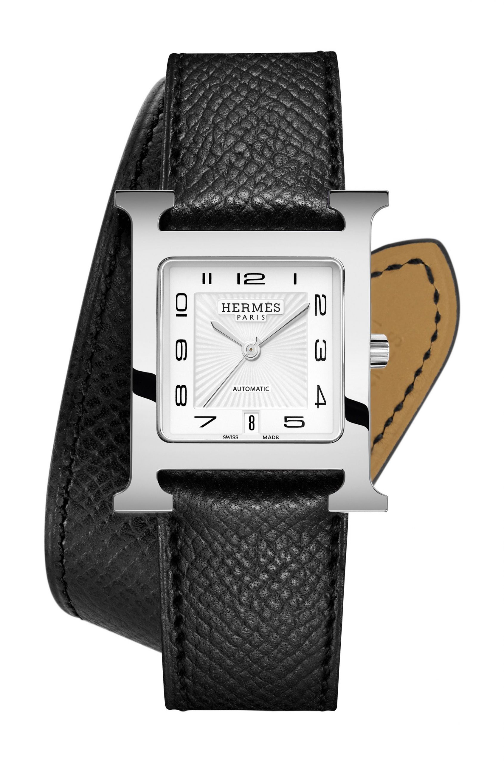 Hermès Heure H Automatic luxury timepiece - detailed view