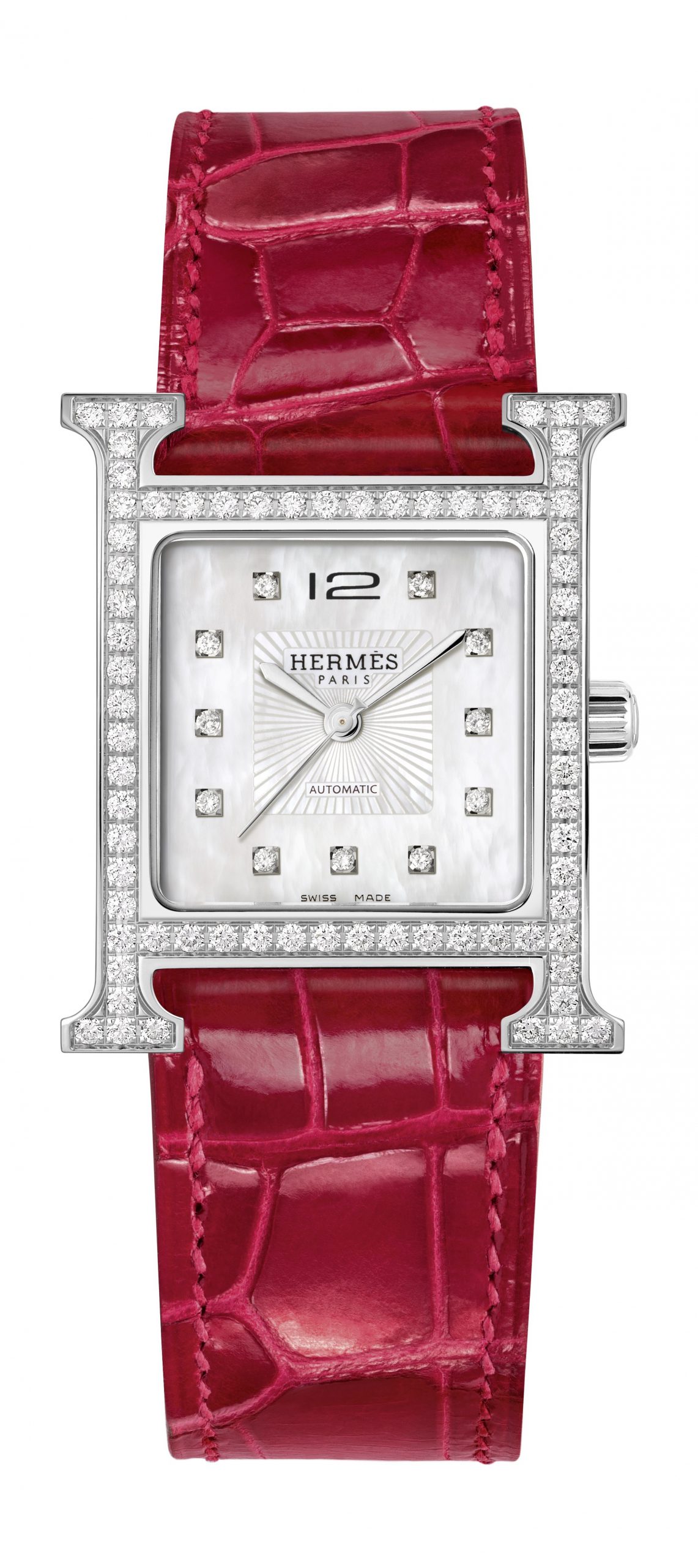 Hermès Heure H Automatic luxury timepiece - detailed view