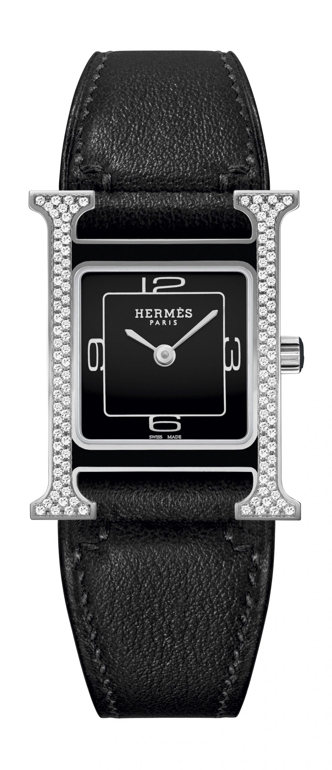 Hermès Heure H Double Jeu luxury timepiece - detailed view