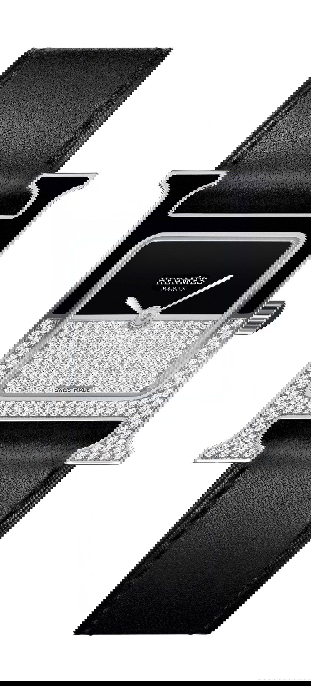 Hermès Heure H Double Jeu luxury timepiece - detailed view
