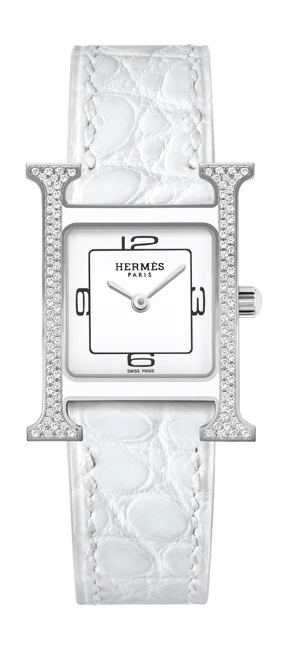 Hermès Heure H Double Jeu luxury timepiece - detailed view