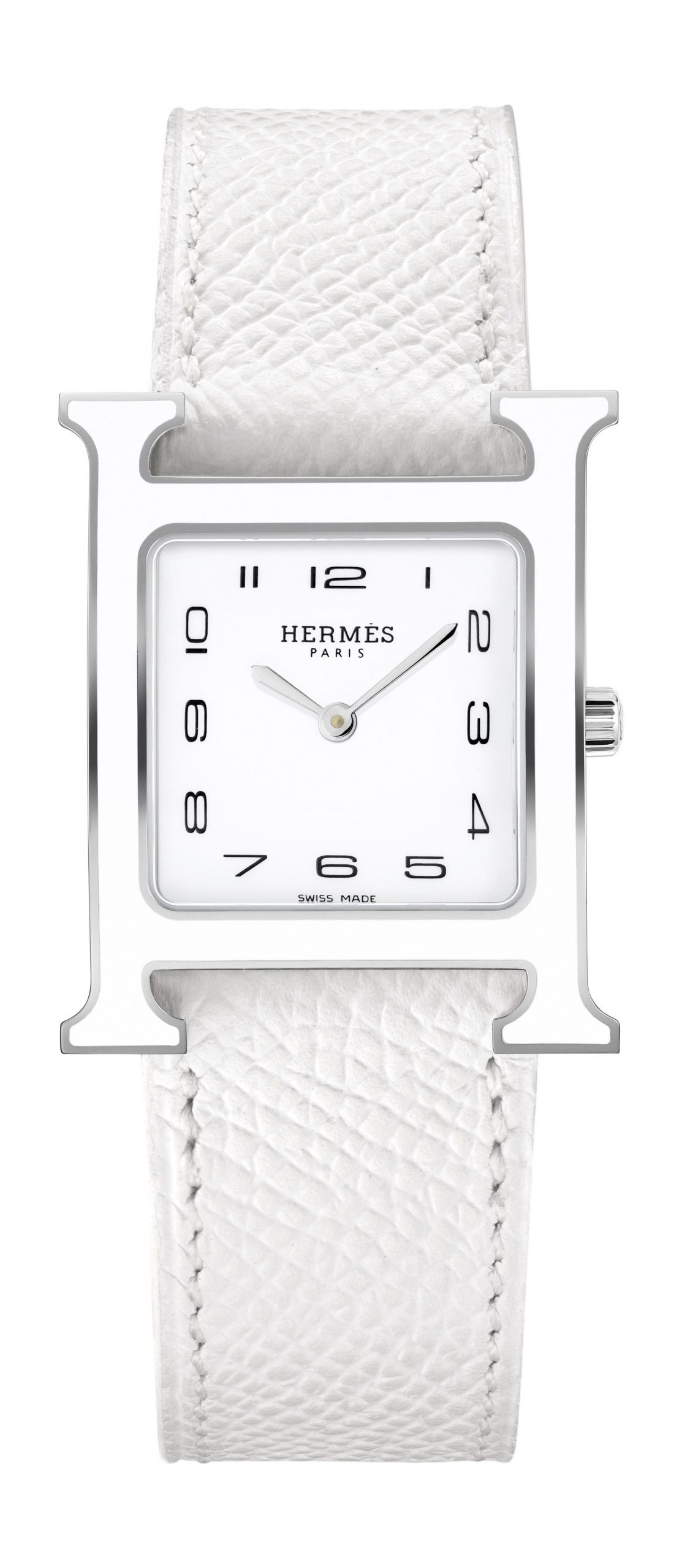 Hermès Heure H MM luxury timepiece - detailed view