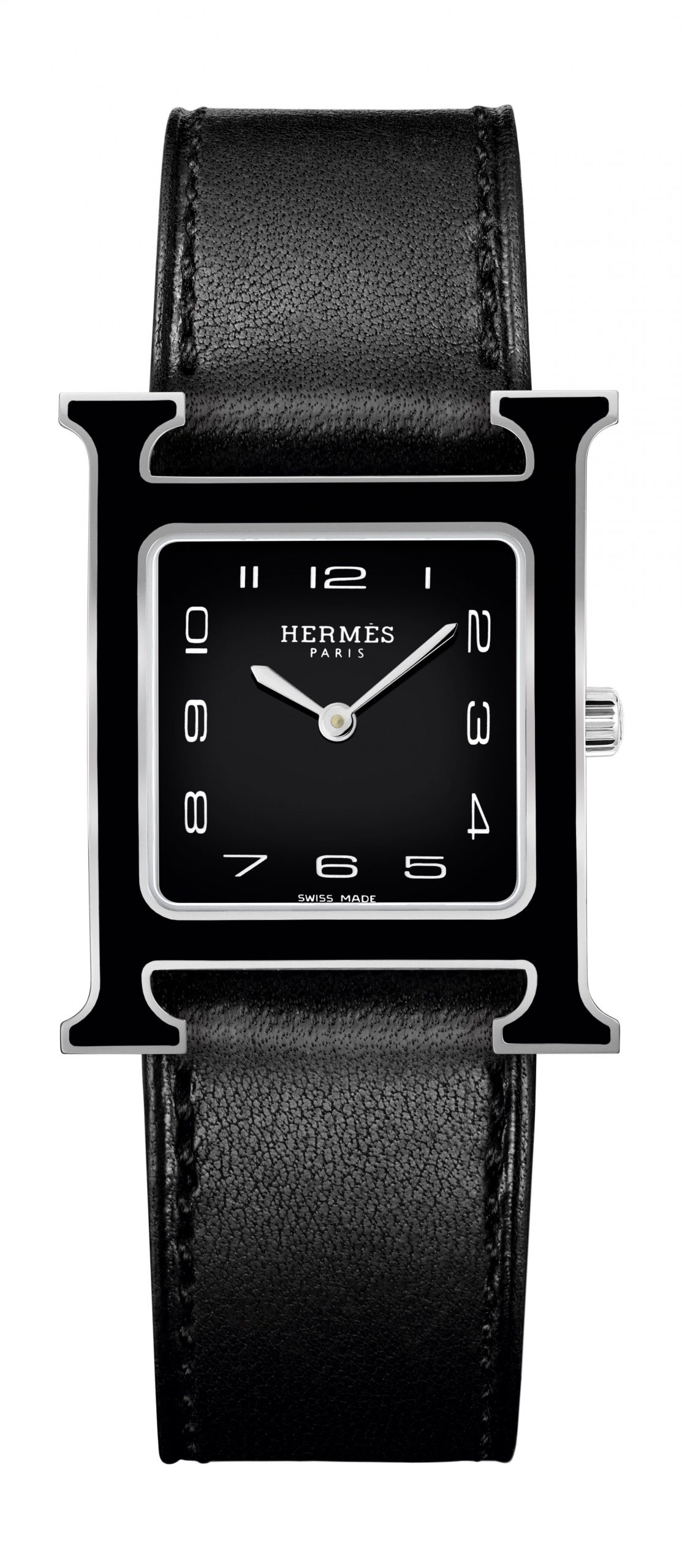 Hermès Heure H MM luxury timepiece - detailed view