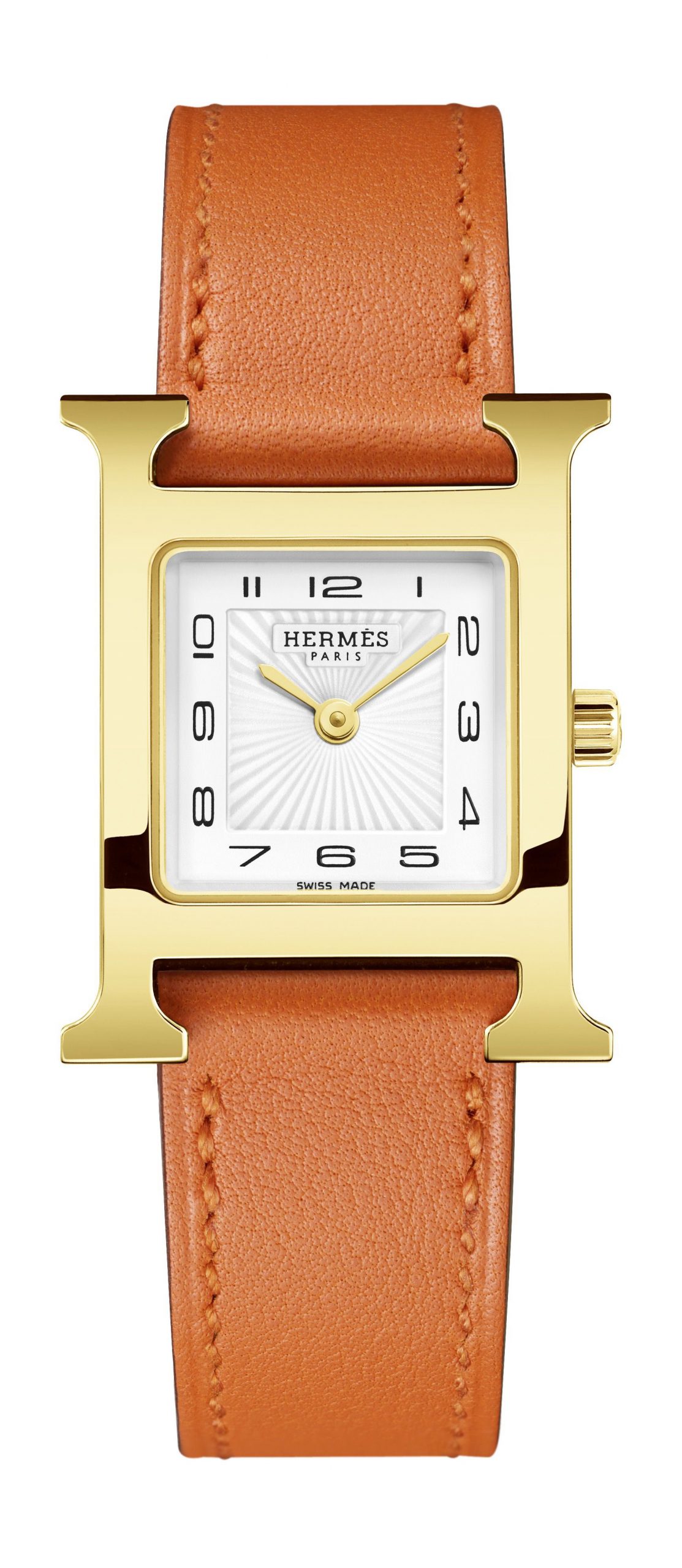 Hermès Heure H luxury timepiece - detailed view