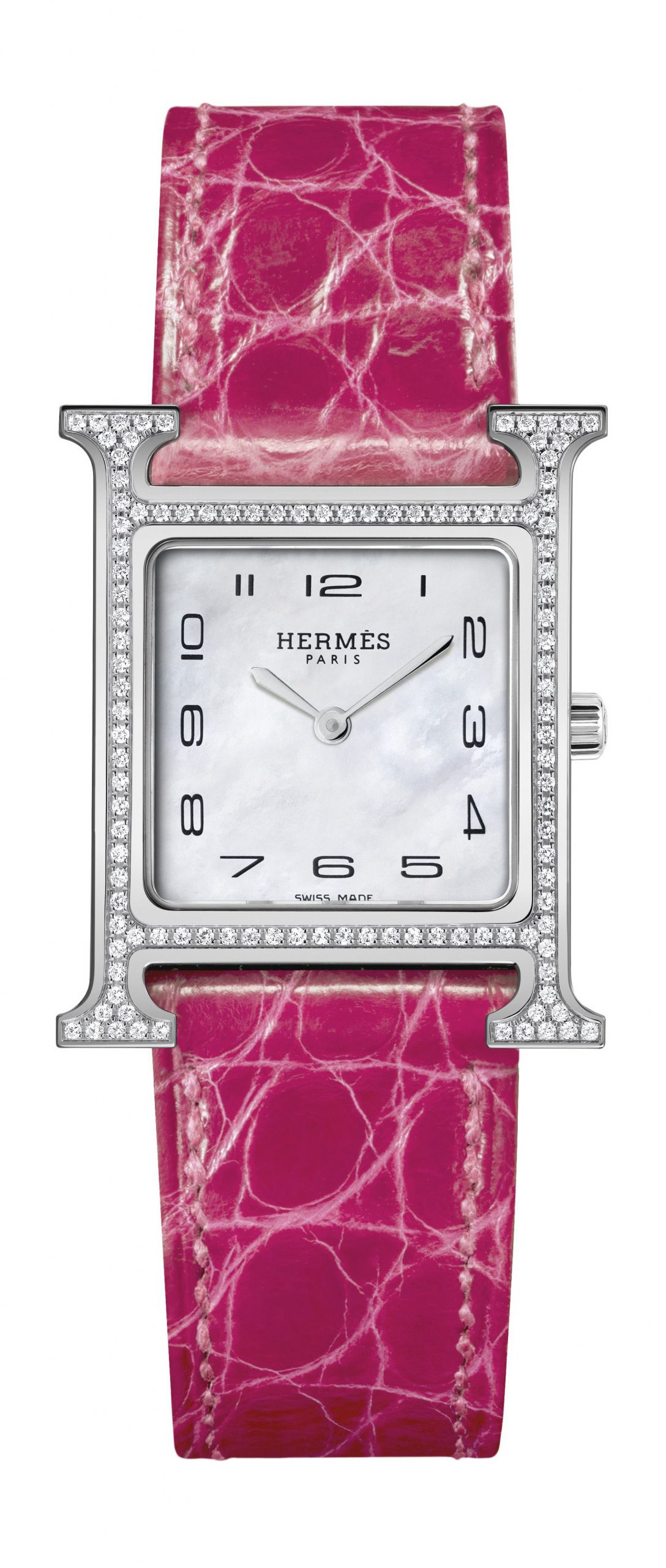 Hermès Heure H luxury timepiece - detailed view