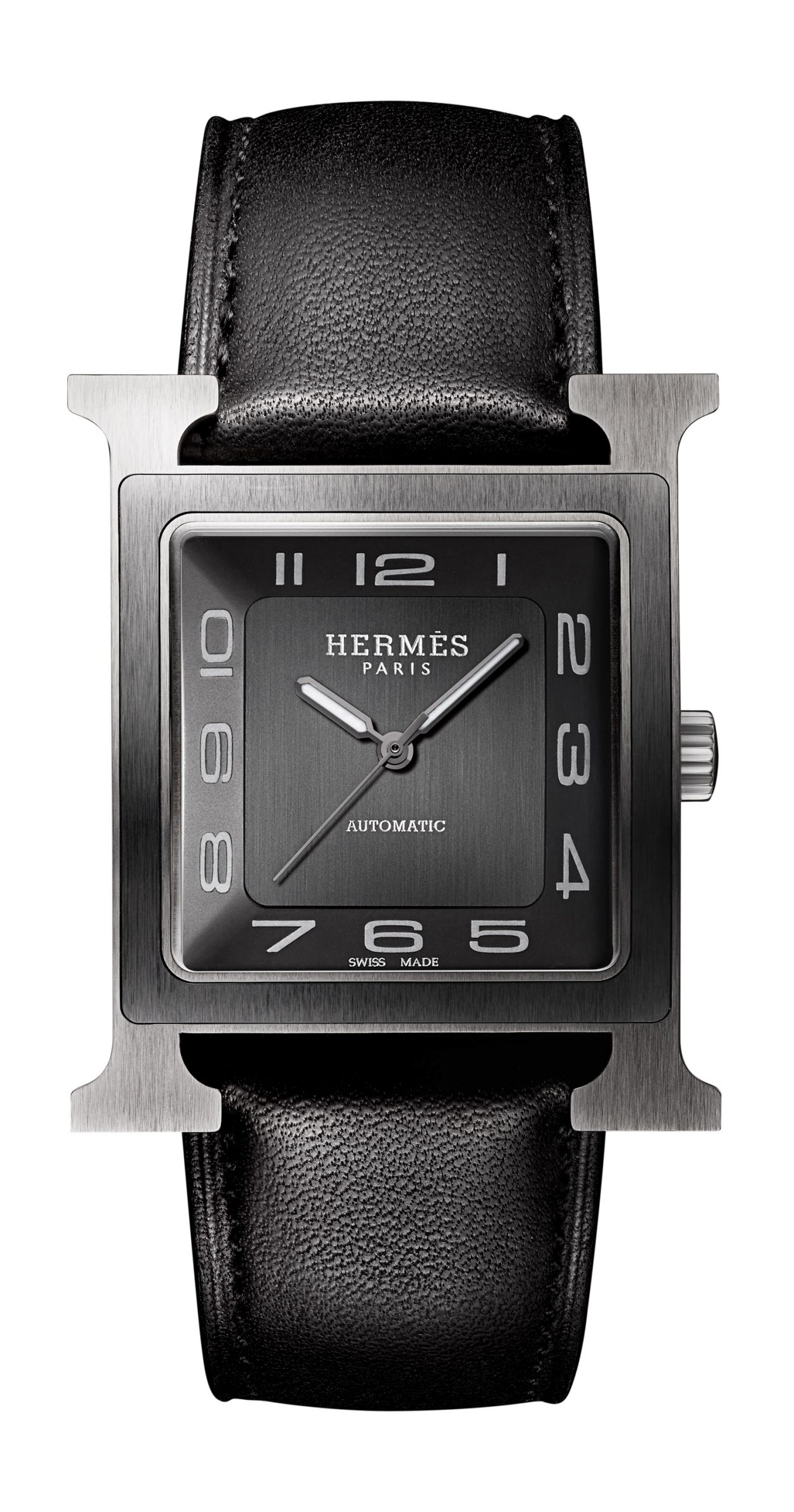 Hermès Heure H TGM luxury timepiece - detailed view