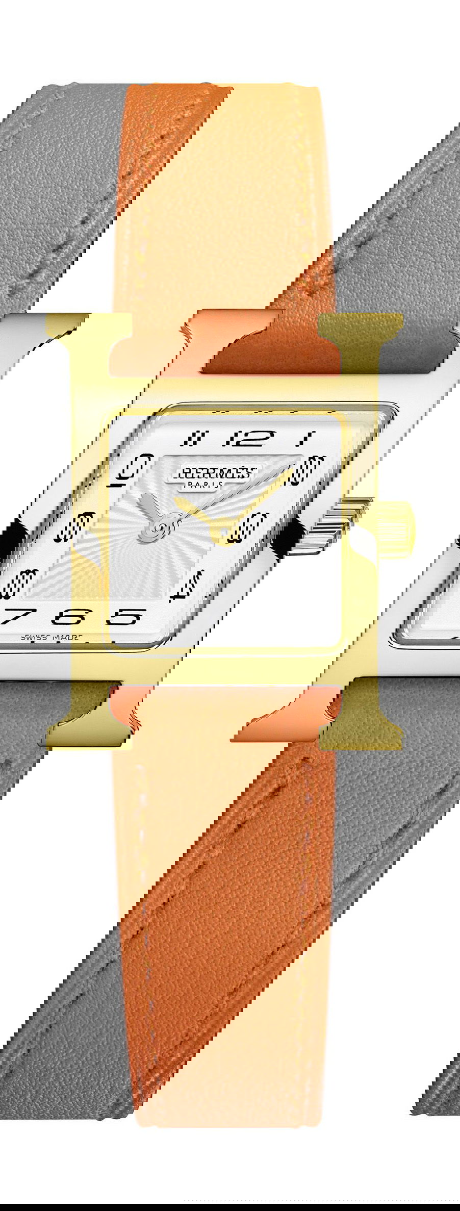 Hermès Heure H luxury timepiece - detailed view