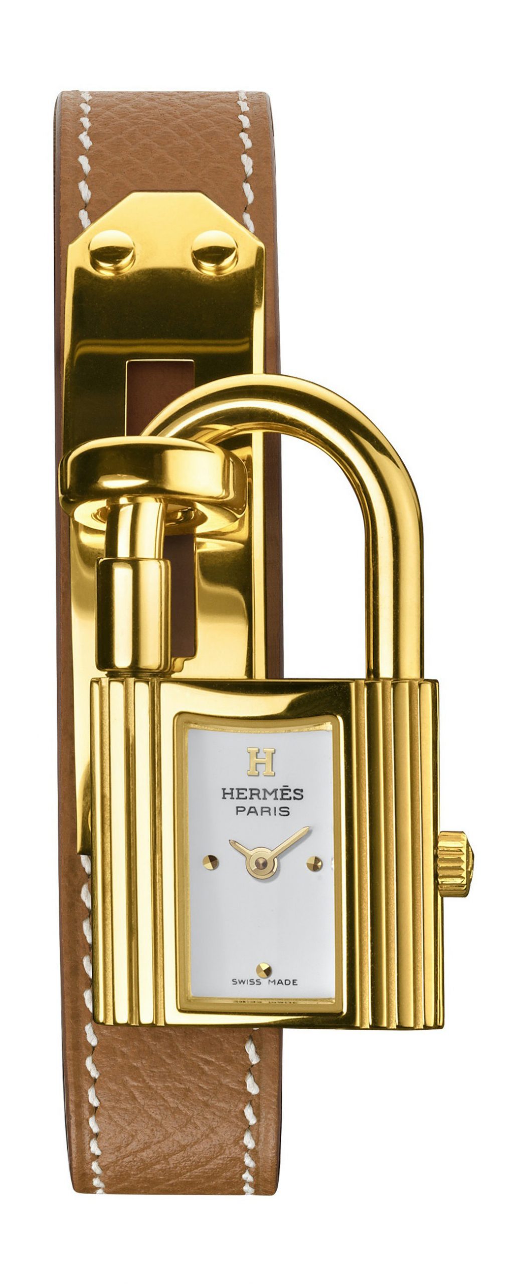 Hermès Kelly luxury timepiece - detailed view