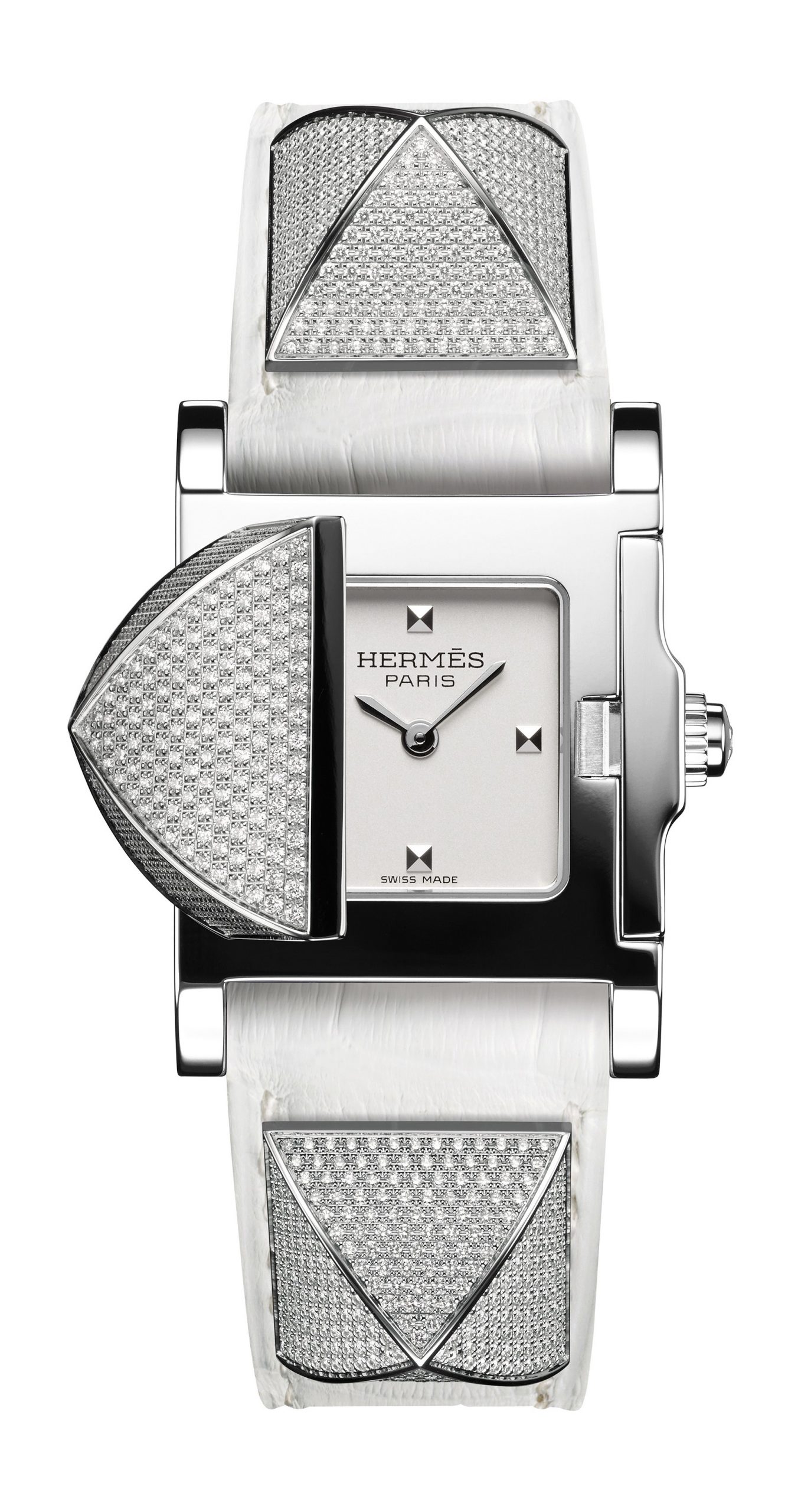 Hermès Médor PM luxury timepiece - detailed view