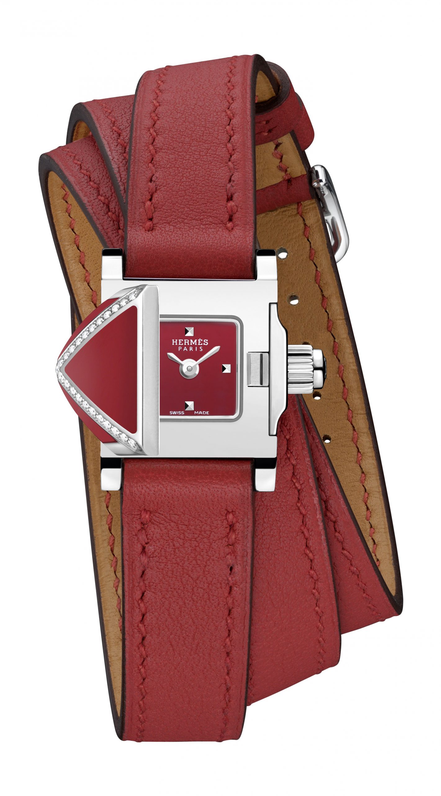Hermès Médor Rock luxury timepiece - detailed view