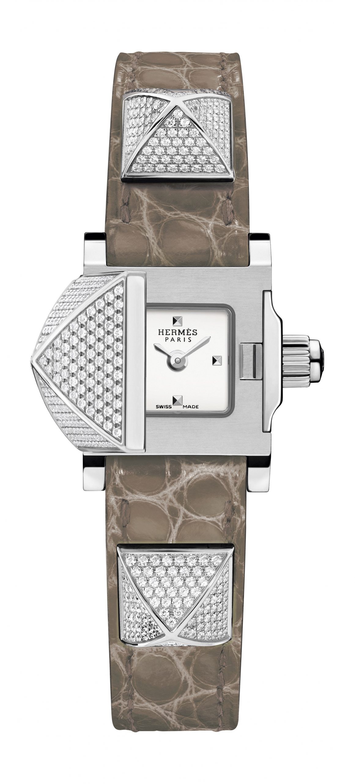Hermès Médor TPM luxury timepiece - detailed view