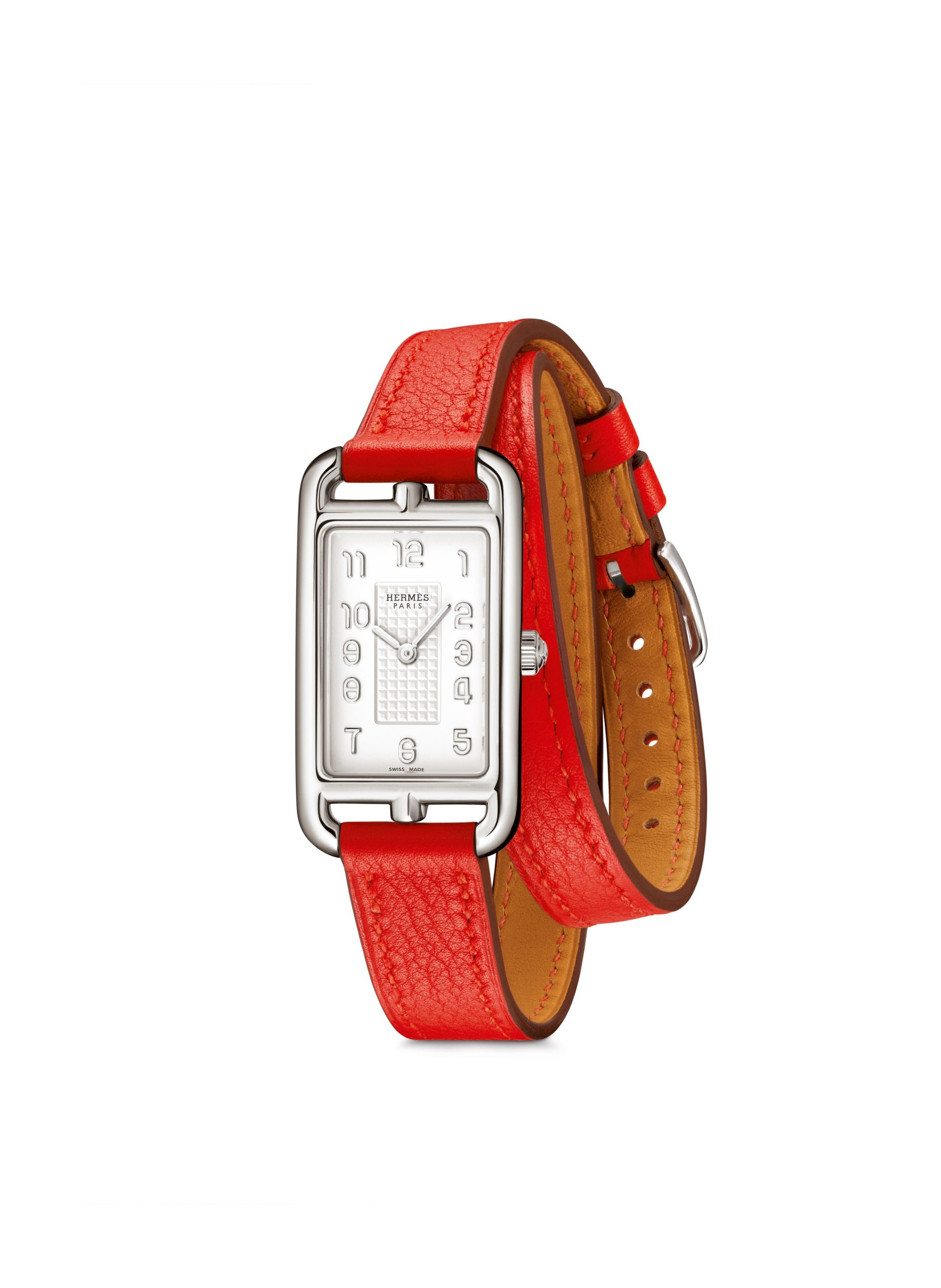 Hermès Nantucket PM luxury timepiece - detailed view