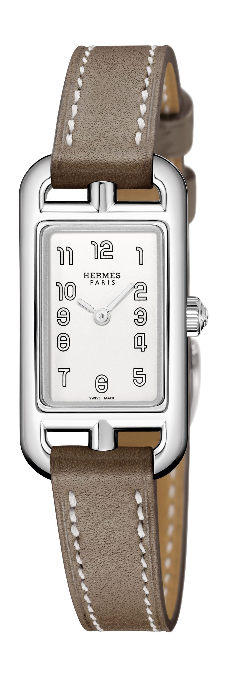 Hermès Nantucket TPM luxury timepiece - detailed view