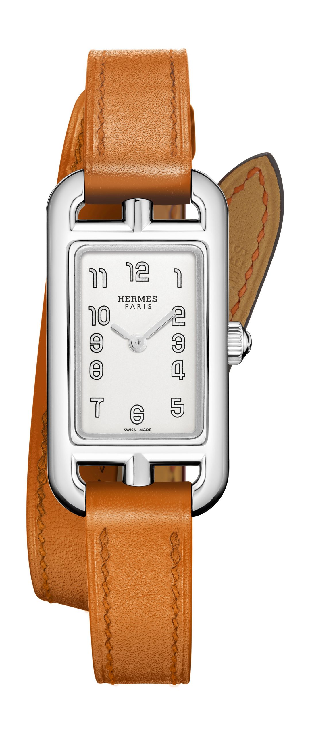 Hermès Nantucket TPM luxury timepiece - detailed view
