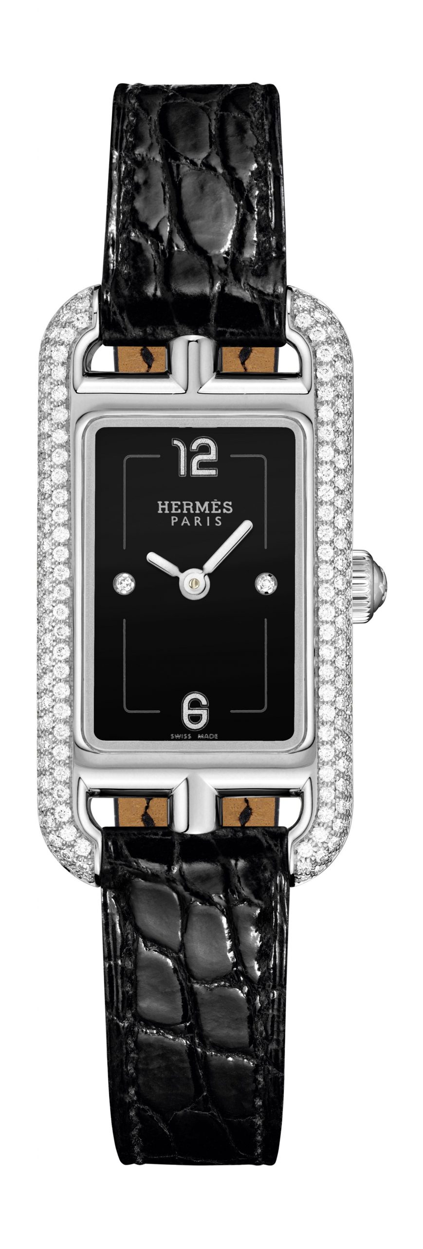 Hermès Nantucket TPM luxury timepiece - detailed view