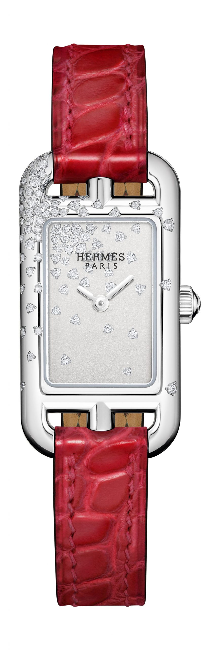 Hermès Nantucket TPM luxury timepiece - detailed view