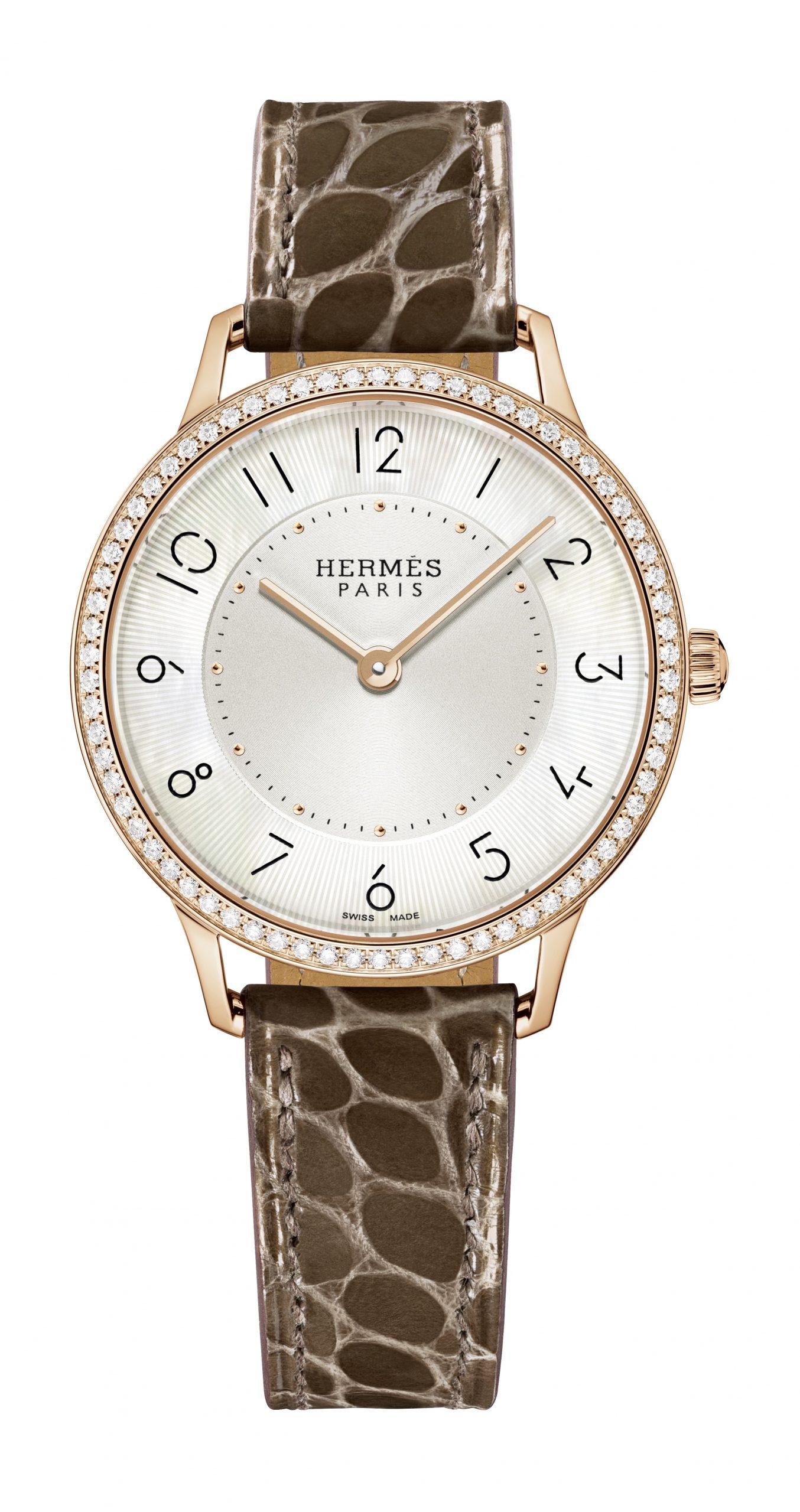 Hermès Slim d’Hermès PM luxury timepiece - detailed view