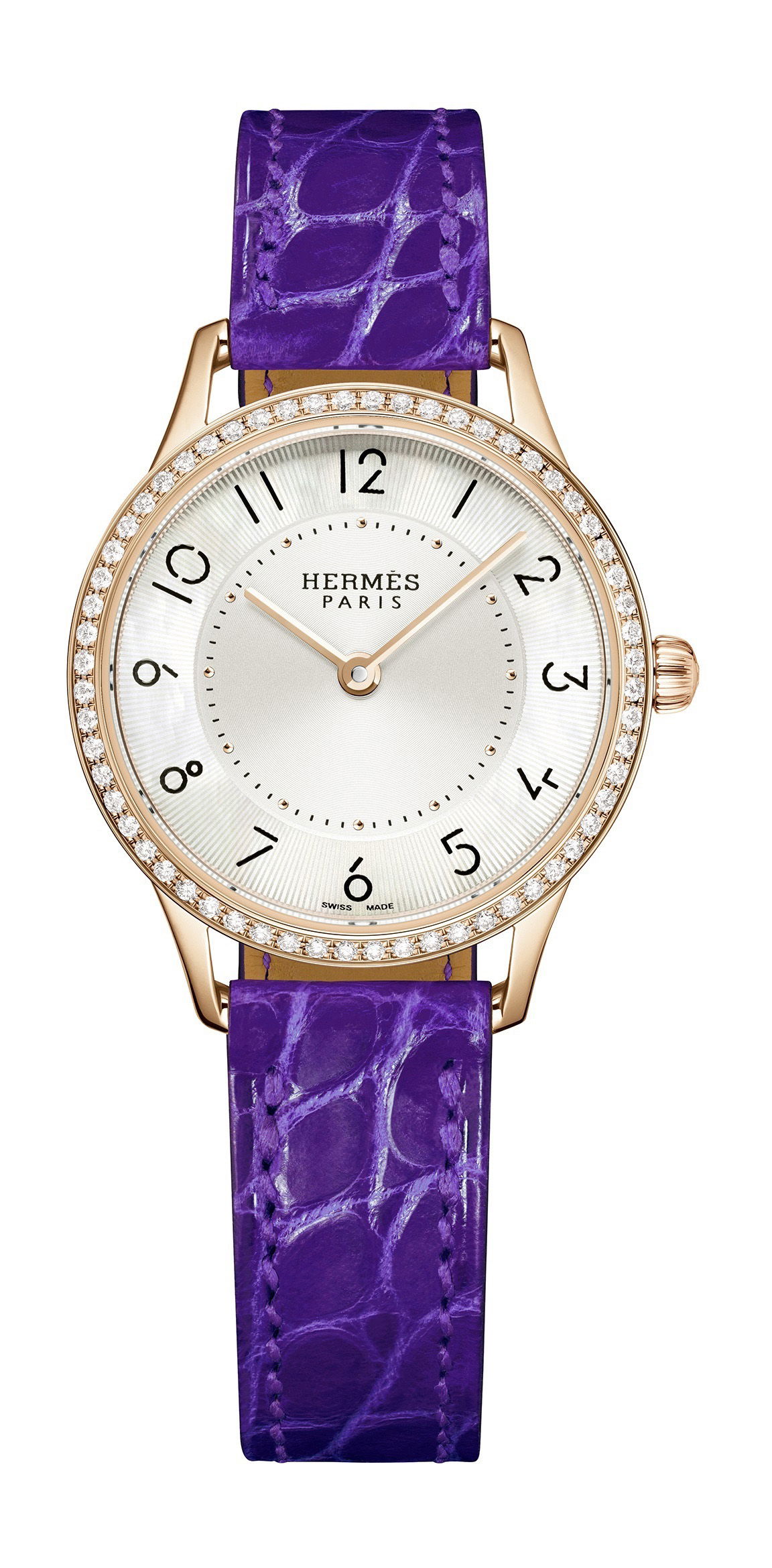 Hermès Slim d’Hermès TPM luxury timepiece - detailed view