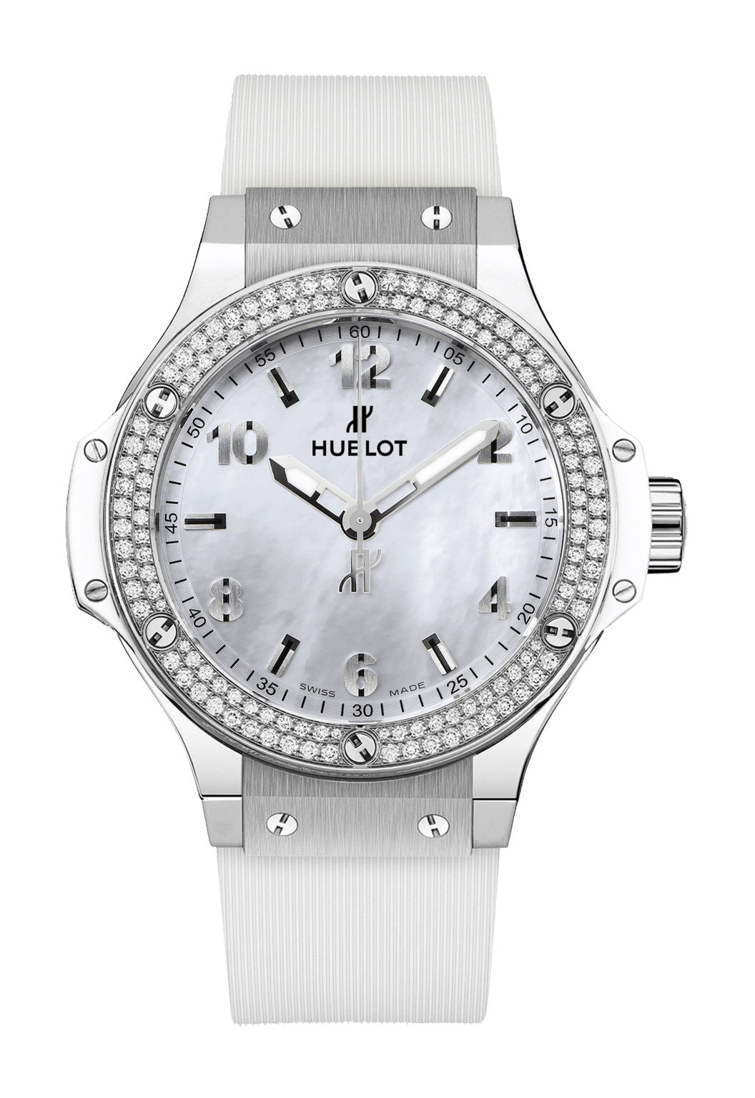 Hublot Big Bang All White Diamonds Mother of Pearl watch