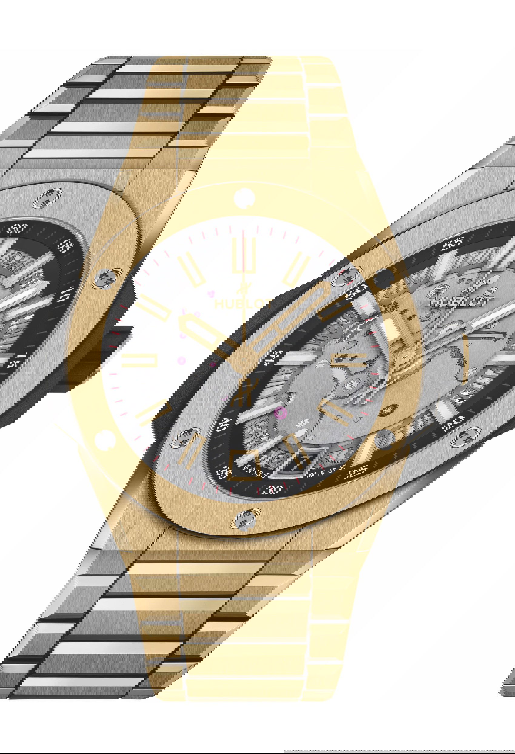 Hublot Big Bang Integral Time Only Yellow Gold luxury timepiece - detailed view