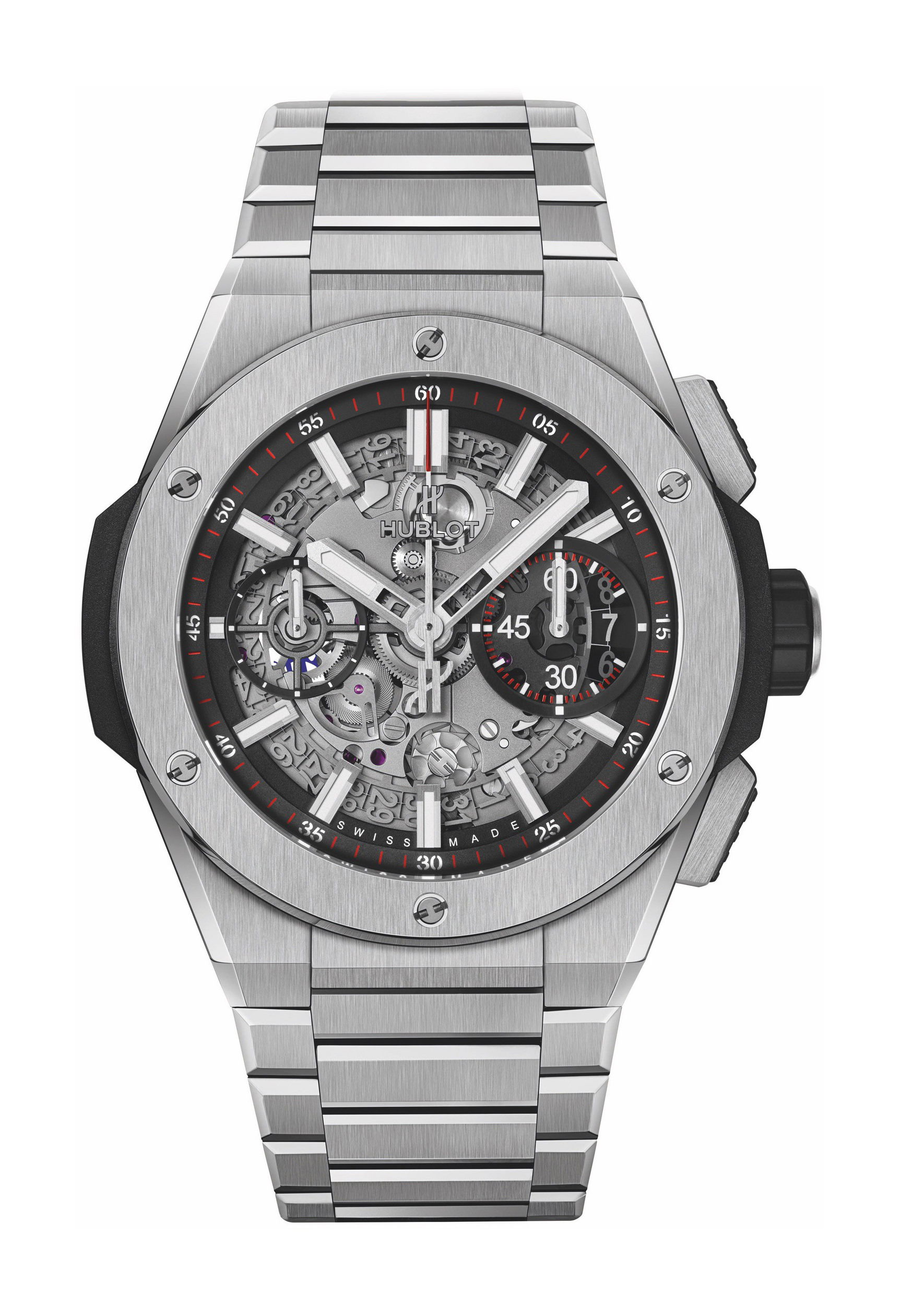Hublot Big Bang Integral Titanium luxury timepiece - detailed view
