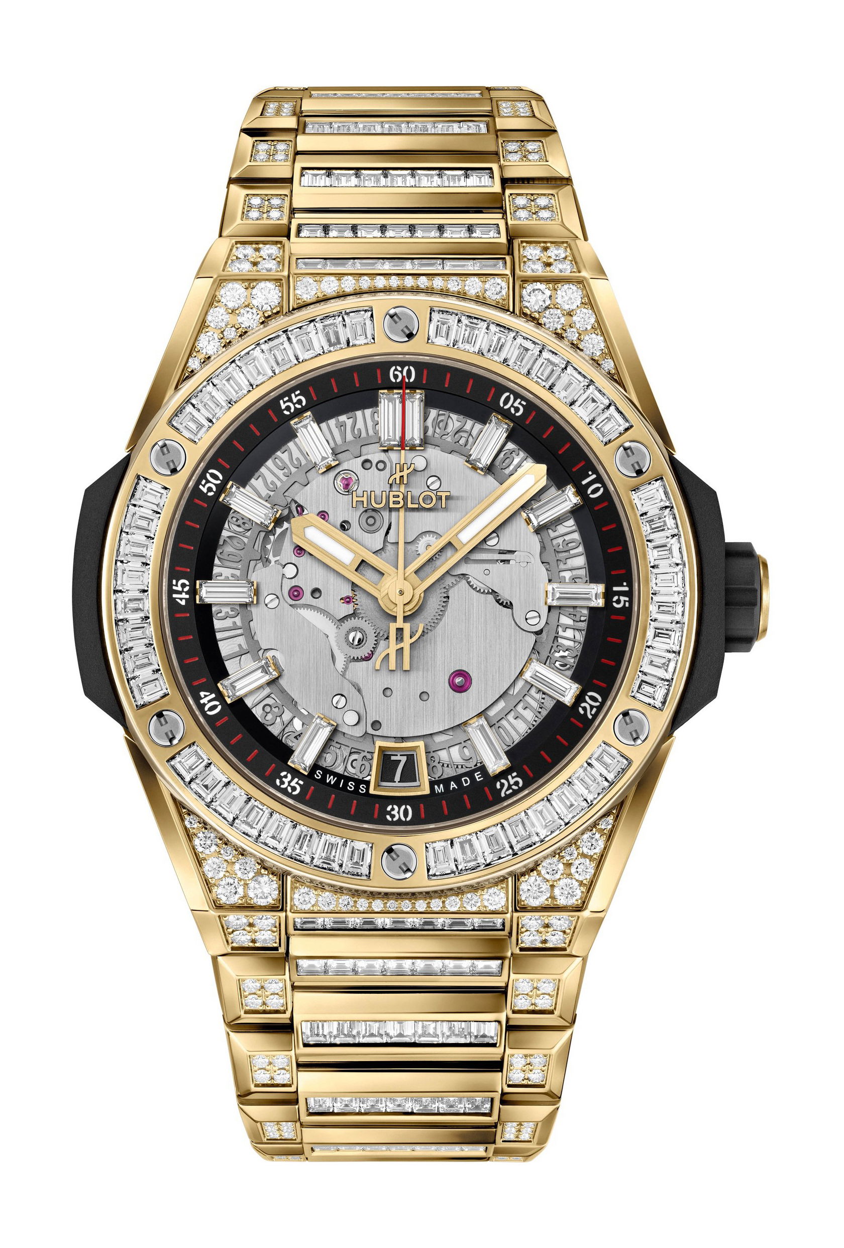 Hublot Big Bang Integrated Time Only Yellow Gold Jewellery luxury timepiece - detailed view