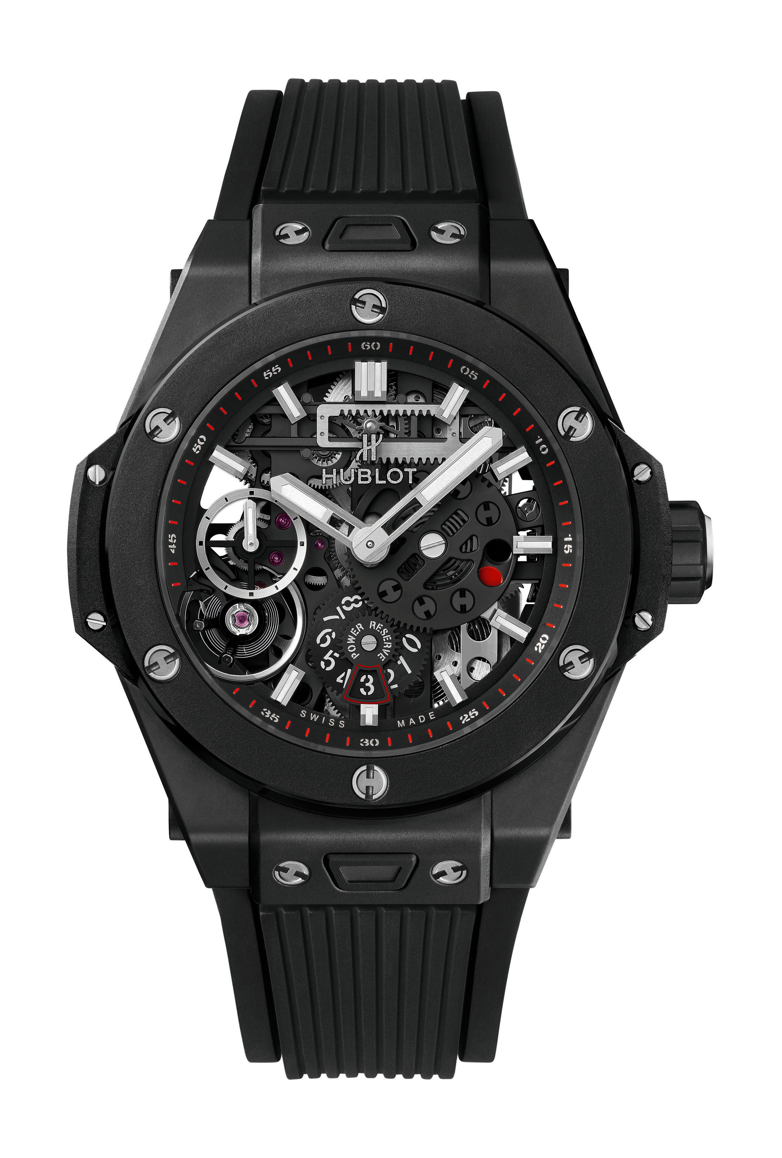 Hublot Big Bang MECA-10 Black Magic luxury timepiece - detailed view