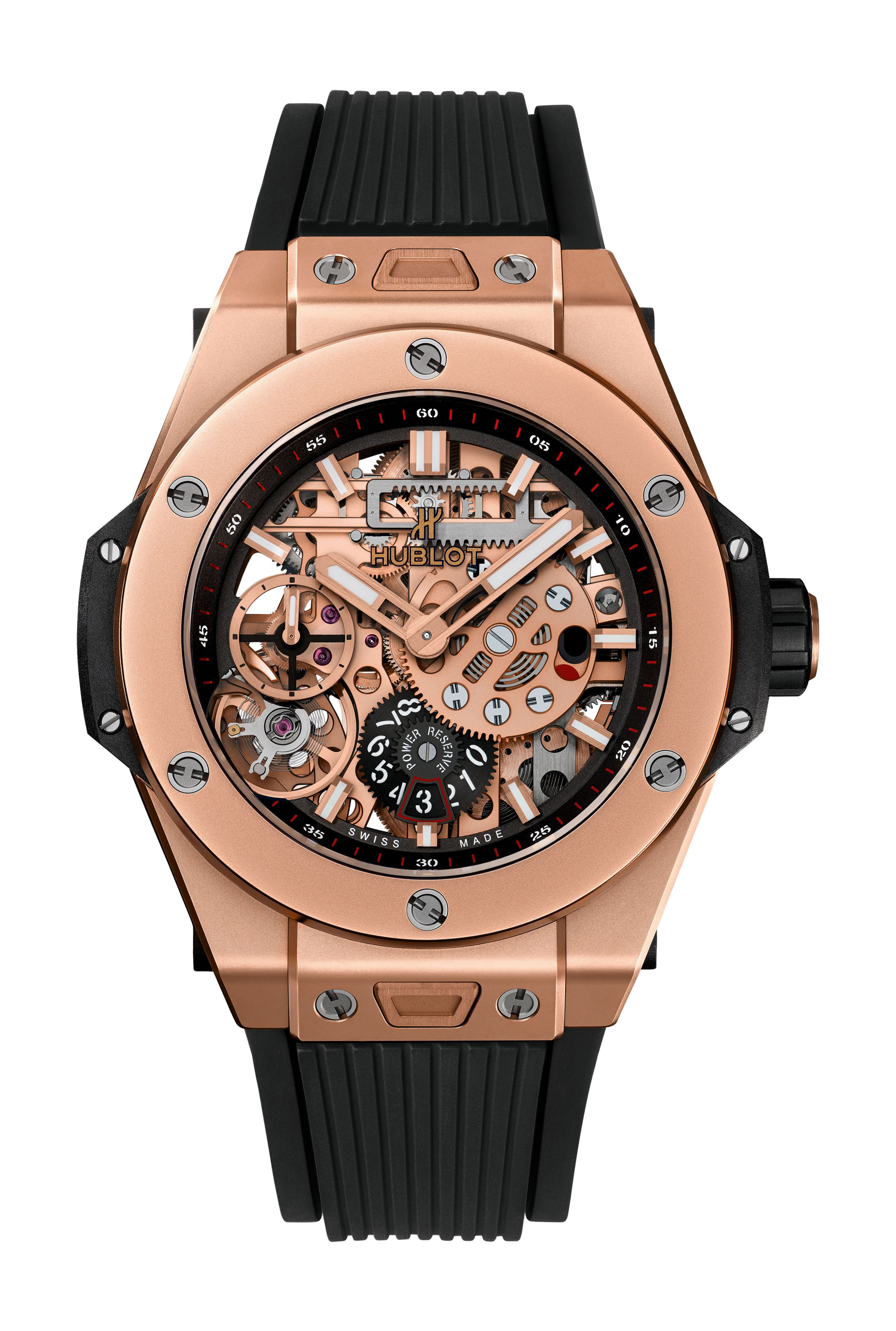 Hublot Big Bang MECA-10 King Gold luxury timepiece - detailed view