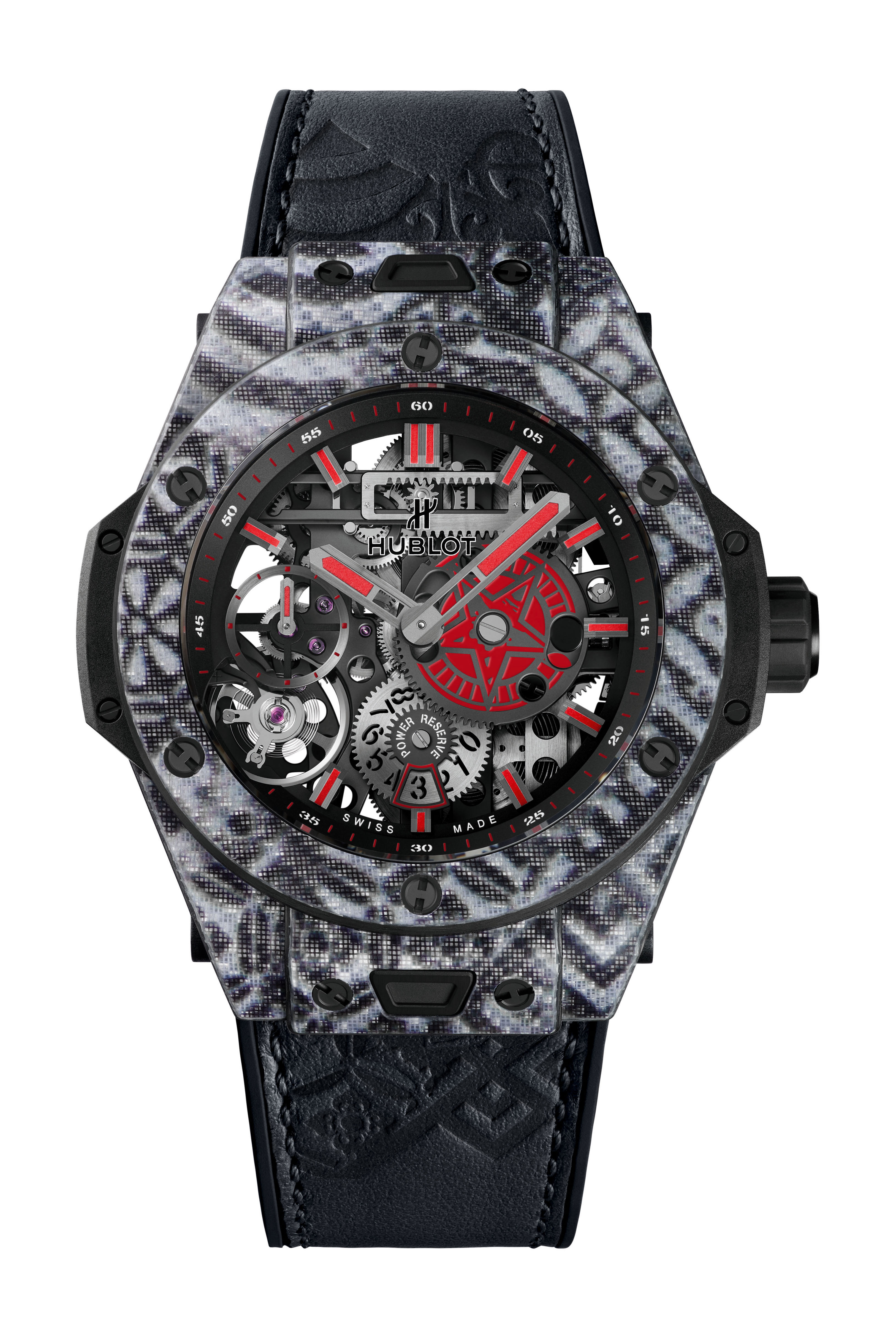 Hublot Big Bang MECA-10 Shepard Fairey Grey luxury timepiece - detailed view