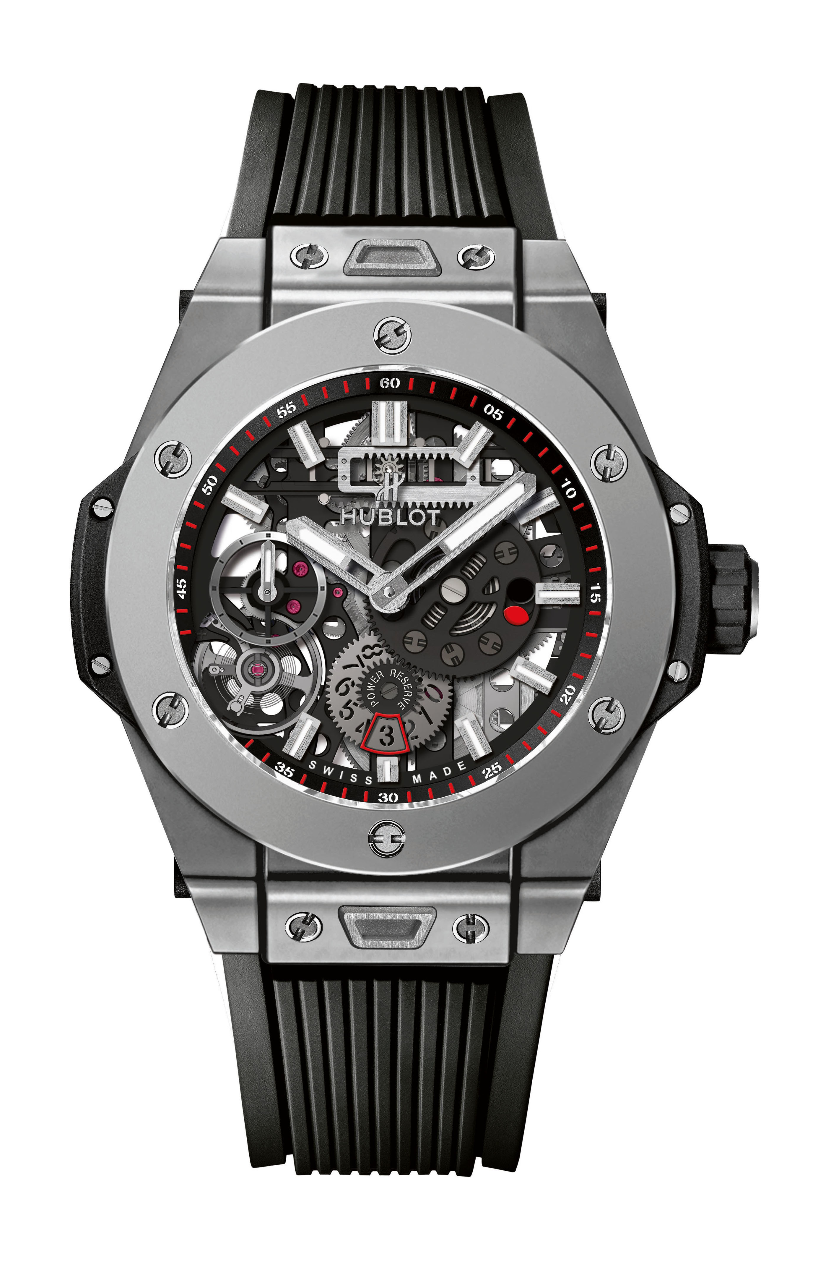 Hublot Big Bang MECA-10 Titanium luxury timepiece - detailed view