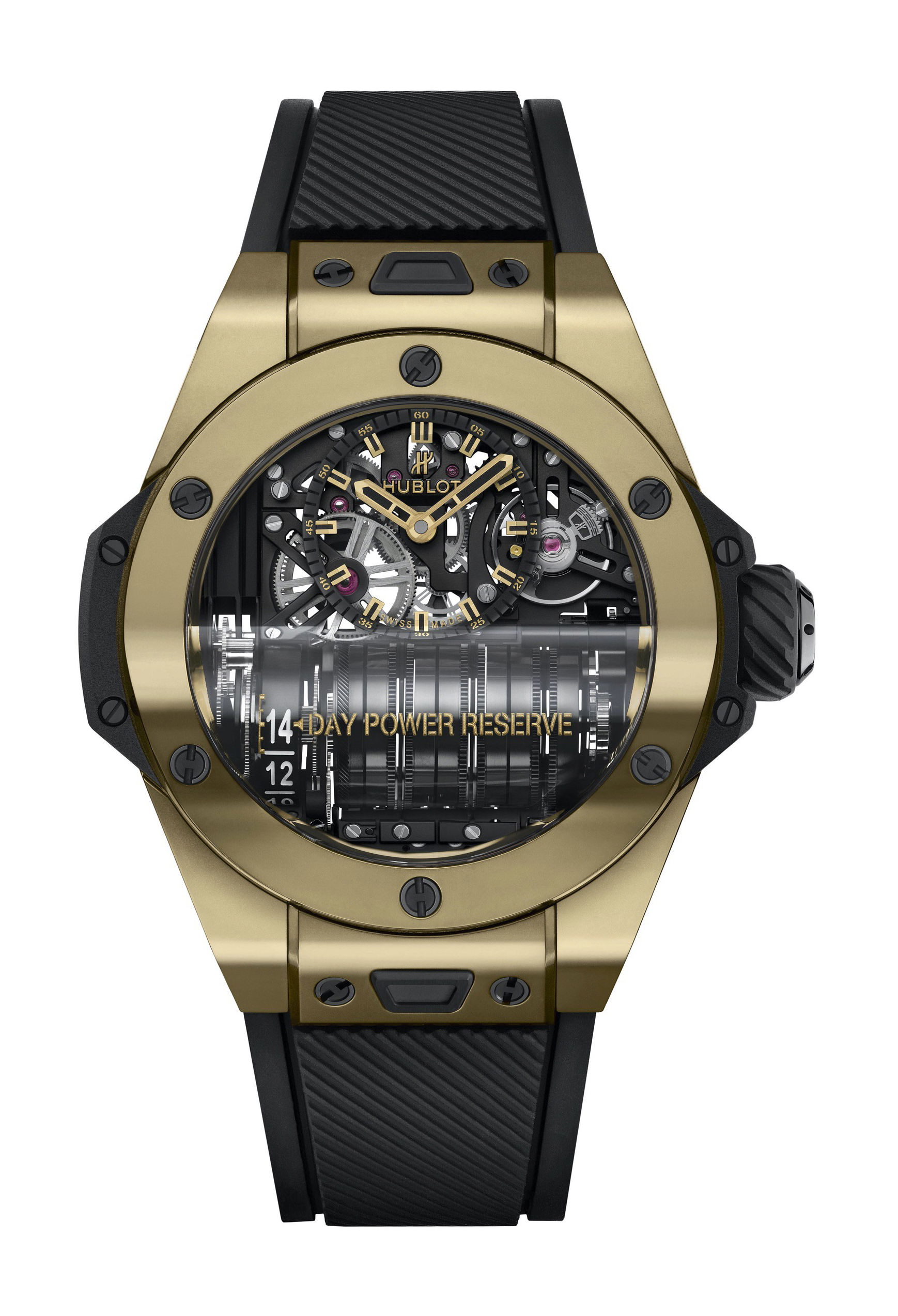 Hublot Big Bang MP-11 Magic Gold luxury timepiece - detailed view