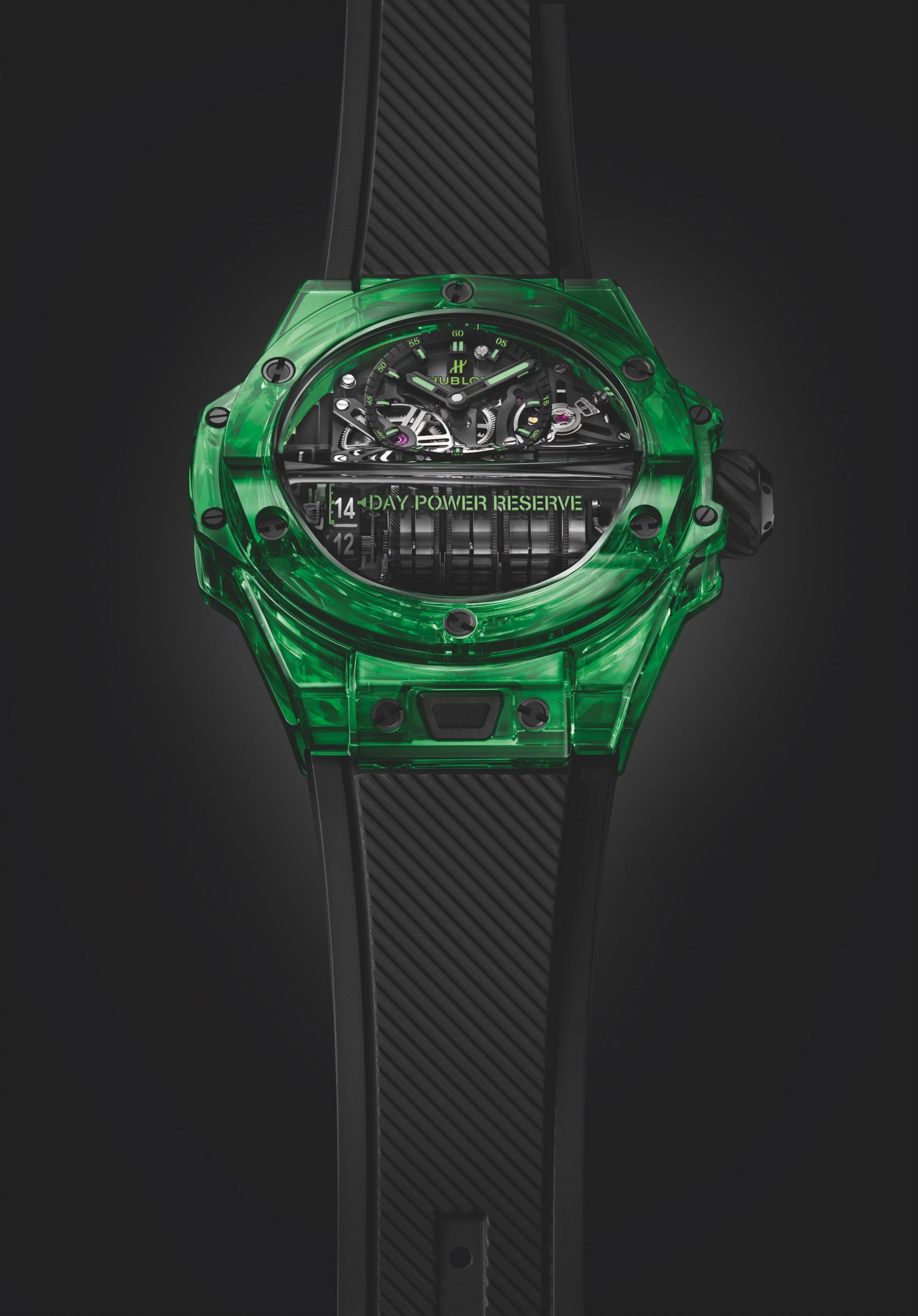 Hublot Big Bang MP-11 Power reserve 14 Days Green Saxem - View 3