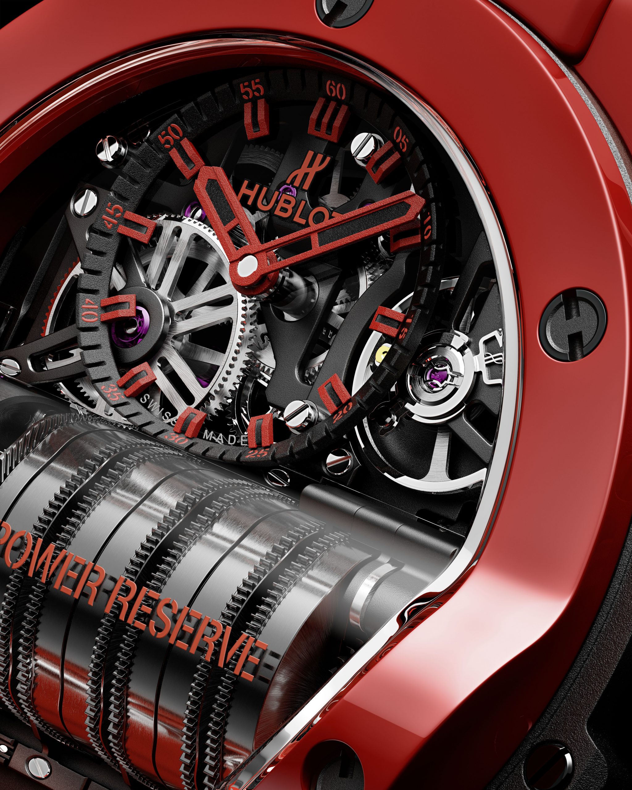 Hublot Big Bang MP-11 Power Reserve 14 Days Red Magic - View 3