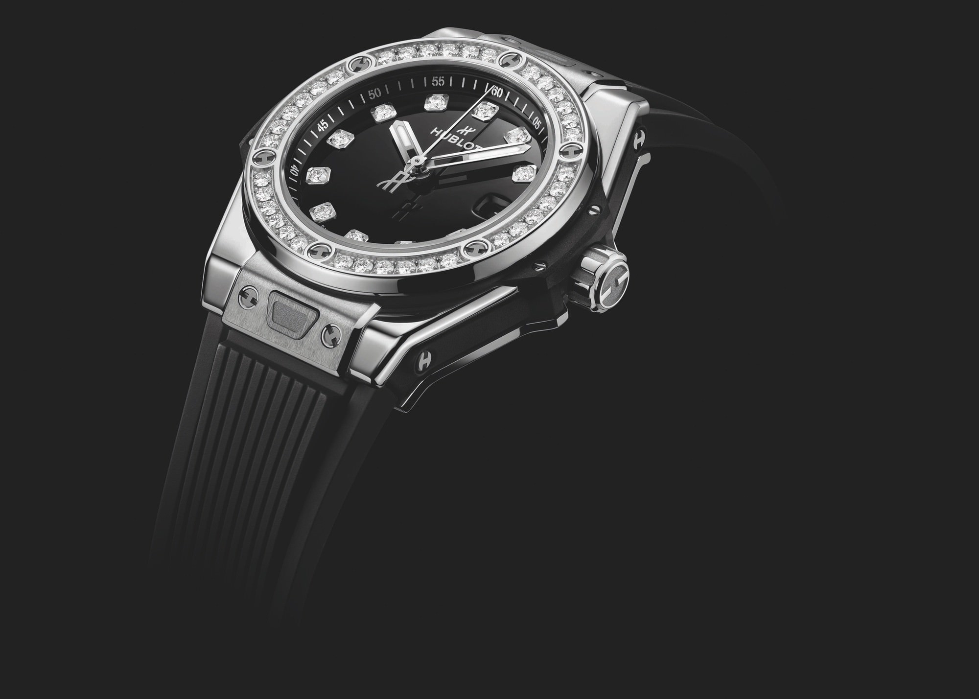 Hublot Big Bang One Click Steel Diamonds - View 3