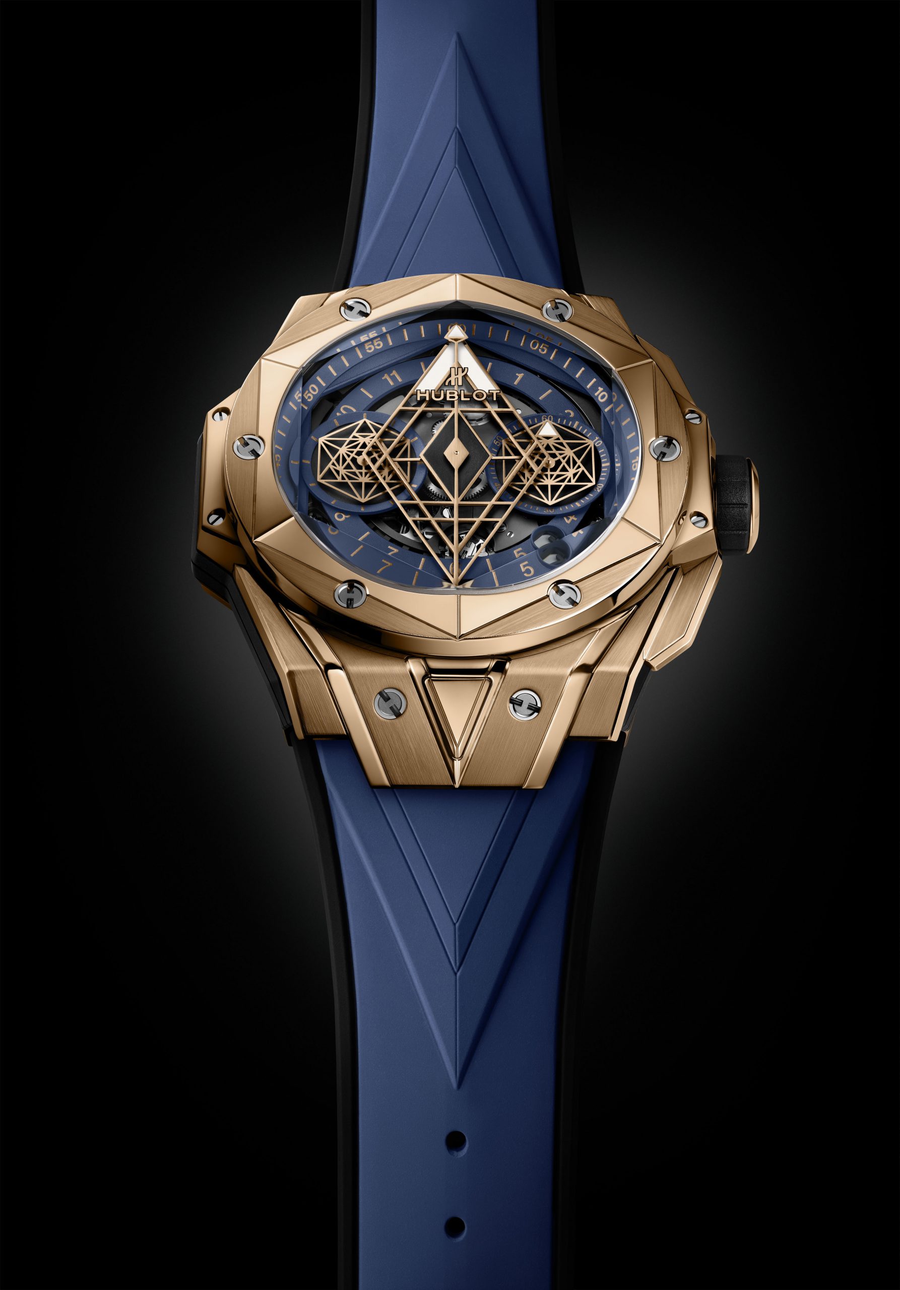 Hublot Big Bang Sang Bleu II King Gold Blue - View 2