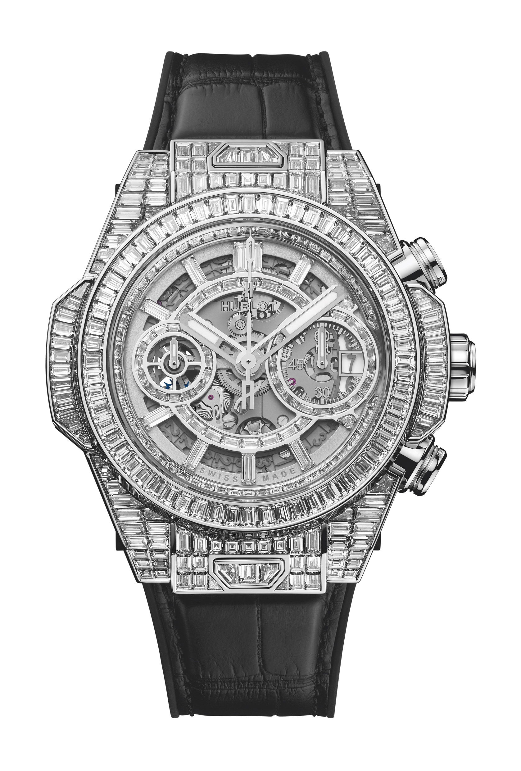 Hublot Big Bang Unico High Jewellery luxury timepiece - detailed view