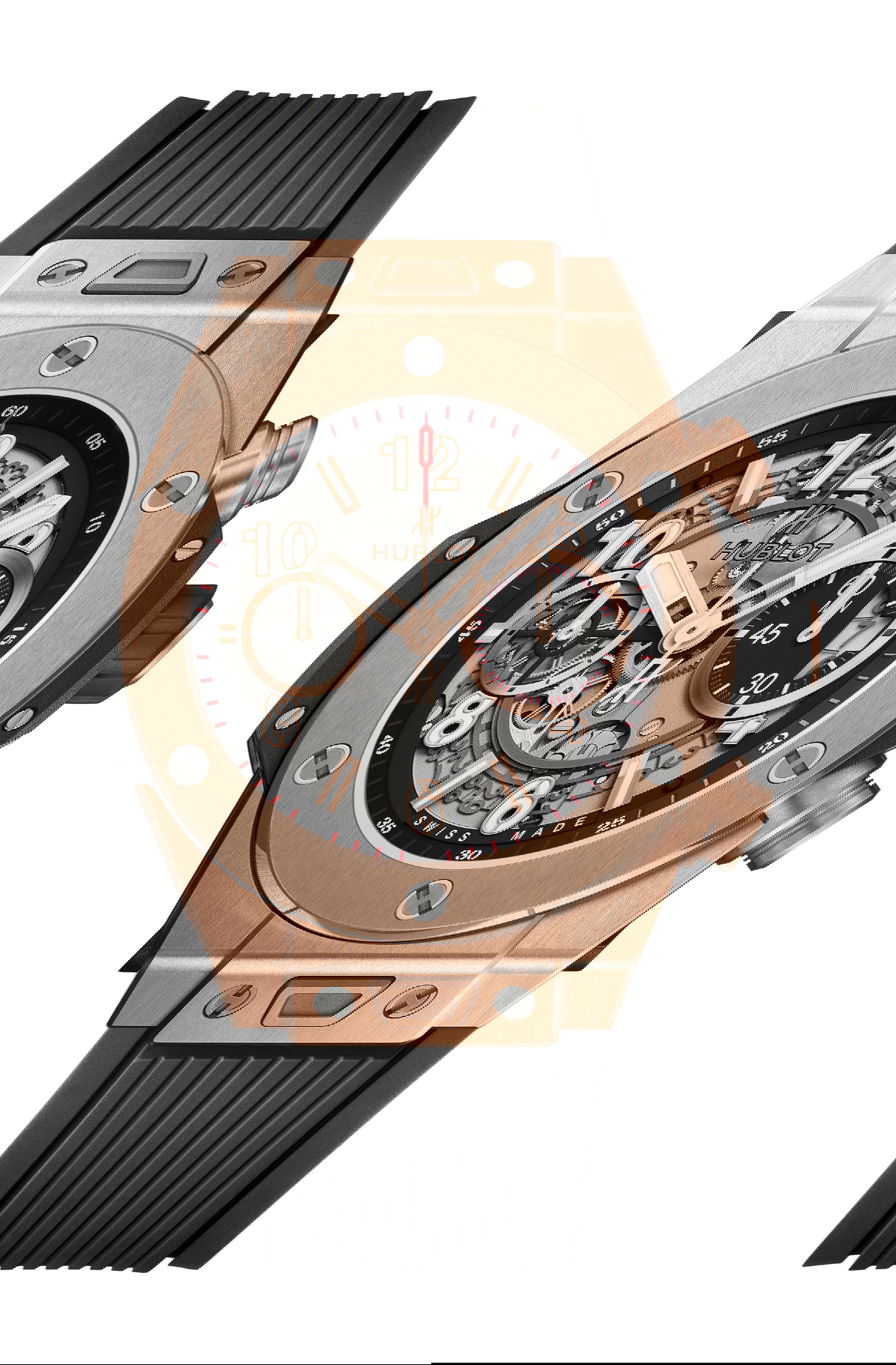 Hublot Big Bang Unico King Gold luxury timepiece - detailed view